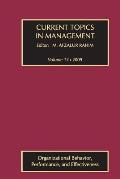 Current Topics in Management: Volume 14, Organizational Behavior, Performance, and Effectiveness