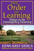 The Order of Learning: Essays on the Contemporary University