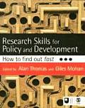Research Skills for Policy and Development: How to Find Out Fast