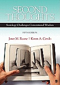 Second Thoughts Sociology Challenges Conventional Wisdom
