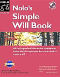 Nolos Simple Will Book 6th Edition Cdrom Book