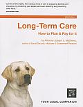 Long Term Care How To Plan & Pay For It 6th Edition