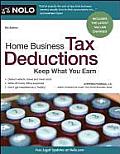 Home Business Tax Deductions Keep What You Earn 8th Edition