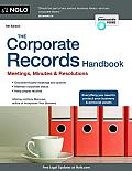 Corporate Records Handbook Meetings Minutes & Resolutions