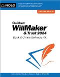 Quicken Willmaker & Trust 2024: Book & Online Software Kit