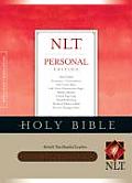 Bible New Living Brown Personal Red Lett