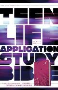Bible Teen Life Application Study Bible Nlt Leatherlike Pink Fields