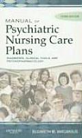 Manual of Psychiatric Nursing Care Plans Diagnoses Clinical Tools & Psychopharmacology