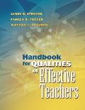 Handbook For Qualities Of Effective Teachers
