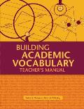 Building Academic Vocabulary Teachers Manual