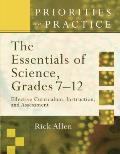 Essentials of Science Grades 7 12 Effective Curriculum Instruction & Assessment Priorities in Practice Series