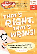 Thats Right Thats Wrong Level Four Set One With Question & Answer CardsWith Two Score CardsWith Instruction & Super Challenge Booklets