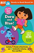 On the Go with Dora & Blue Ready To Read Boxed Set With 3 Bookmarks