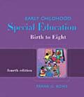 Early Childhood Special Education Birth To Eight