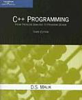 C++ Programming From Problem Analysis 3rd Edition