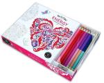 Vive Le Color Energy Coloring Book & Pencils Color Therapy Kit