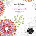 Vive Le Color! Flowers (Adult Coloring Book): Color In; De-Stress (72 Tear-Out Pages)