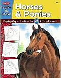 Horses & Ponies Step By Step Instructions for 25 Different Breeds