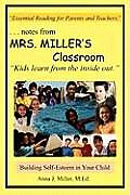 ...notes from MRS. MILLER'S Classroom: Building Self-Esteem in Your Child