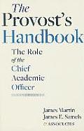 Provost's Handbook: The Role of the Chief Academic Officer