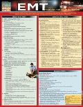 EMT Emergency Medical Technician Laminated Reference