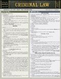 Criminal Law: A Quickstudy Laminated Reference Guide