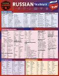 Russian Vocabulary: A Quickstudy Laminated Reference Guide