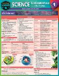 Science Fundamentals 1 - Life Science - Cells, Plants & Animals: Quickstudy Laminated Reference & Study Guide