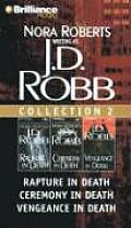 J D Robb CD Collection 2 Rapture in Death Ceremony in Death Vengeance in Death
