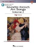 Favorite French Art Songs - High Voice Volume 2 (Book/Online Audio) [With CD]