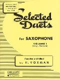 Selected Duets for Saxophone Volume I Easy Medium