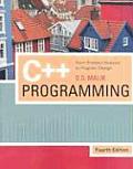 C++ Programming 4th Edition From Problem Analysis To Program Design