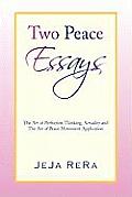 Two Peace Essays