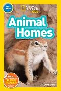 National Geographic Kids Readers Animal Homes Pre reader