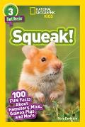 National Geographic Readers Squeak L3 100 Fun Facts about Hamsters Mice Guinea Pigs & More