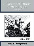 A Timeline of Fifteenth Century England - 1398 to 1509