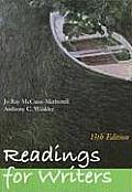 Readings for Writers13th Edition