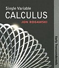 Single Variable Calculus: Early Transcendentals (Paper)