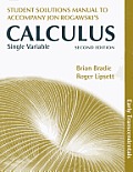 Single Variable Calculus, Early Transcendentals Student's Solutions Manual
