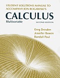 Student's Solutions Manual for Multivariable Calculus: Early and Late Transcendentals