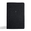 CSB Men's Daily Bible, Black Leathertouch