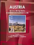 Austria Mineral, Mining Sector Investment and Business Guide Volume 1 Minerals and Raw Materials: Strategic Information and Regulations