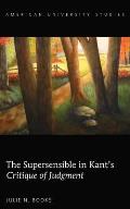 The Supersensible in Kant's ?Critique of Judgment?