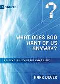 What Does God Want of Us Anyway?: A Quick Overview of the Whole Bible