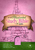 HCSB Illustrated Study Bible for Kids Leather Touch Girl