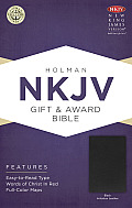 NKJV Gift & Award Bible, Black Imitation Leather