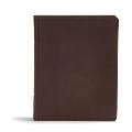 CSB Study Bible, Brown Genuine Leather: Faithful and True