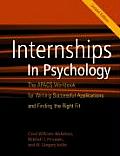 Internships in Psychology The APAGS Workbook for Writing Successful Applications & Finding the Right Fit