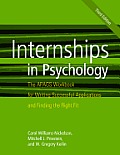 Internships In Psychology The Apags Workbook For Writing Successful Applications & Finding The Right Fit