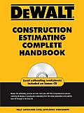 Dewalt Construction Estimating Complete Handbook